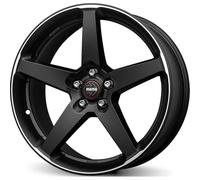 Jante alu MOMO WHEELS FIVE 18" 8J 5x112 ET 42 72.3 NERO OPACO DIAMANTATO