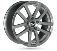 Jante En Alliage Pour Hyundai I10 5,5J14" 4X100 45 63,40 MSW MSW 22 Gris Silver