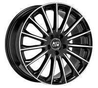 MSW Jantes alu MSW 30 pour Mini Cooper SD 5 portes 7,5x17 5x112 ET48 Gloss Black