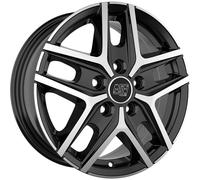 Jante alu MSW MSW 40 VAN 16" 6.5J 5x130 ET 65 78.1 GLOSS BLACK FULL POLISHED