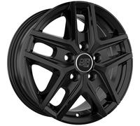 Jante alu MSW MSW 40 VAN 16" 6.5J 5x160 ET 55 65.1 GLOSSY BLACK