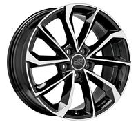 MSW Wheels Jante alu MSW 42 18" 8J 5x112 ET 40 73 Noir brillant poli intégral