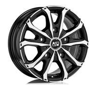 Jante Alu Msw Msw 48 Van 16 Pouces - 6.5x16 5x130 Et55 Noir Brillant