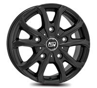 Jante Alu Msw Msw 48 Van 16 Pouces - 7x16 5x120 Et51 Noir Brillant