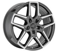 MSW Wheels Jantes MSW 52 pour Seat Ateca 8.5x20 5x112 Gloss Gun Metal Full P PZF