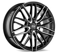 Jante alu MSW MSW 72 18" 8J 5x112 ET 42 73 GLOSS BLACK FULL POLISHED
