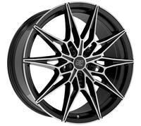 MSW Wheels Jantes MSW 75 pour BMW iX1 8x20 5x112 Gloss Black Full Polished R RKJ