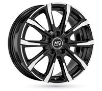 Jante Alu Msw Msw 79 16 Pouces - 6.5x16 5x114.3 Et45 Noir Brillant