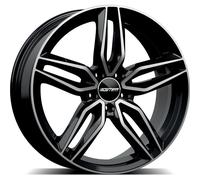 JANTES ROUES GMP FASTEN POUR FIAT SEDICI 7.5X17 5X114,3 BLACK DIAMOND 7SN