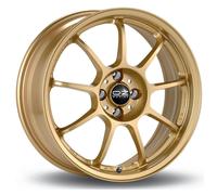 Jante Alu Oz Alleggerita Hlt 17 Pouces - 7x17 5x114.3 Et49 Or Mat