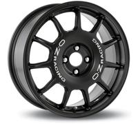 Jante Alu Oz Leggenda 17 Pouces - 7x17 4x100 Et30 Noir Mat Lettre Blanche