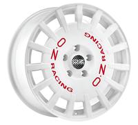 Jante alu OZ RACING RALLY RACING 18" 8J 5x112 ET 45 75 RACE WHITE RED LETTERING