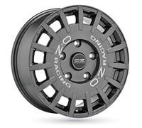Jante Alu Oz Rally Racing Van 7.5x18 5x160 Et48 Graphite Foncé Lettre Argent