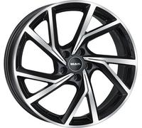 JANTES ROUES MAK KASSEL POUR SKODA 7x17 5x100 BLACK MIRROR 2LJ