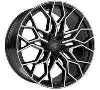 Jante Alu pour VOLVO V90 9,0J22" 5X108 43 63,40 MSW 51 GLOSS BLACK INTÉGRAL POLI
