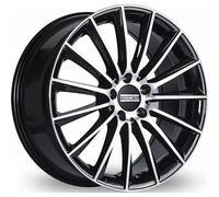 Jante alu RENAULT Megane 20" - FONDMETAL AIDON GLOSSY BLACK MACHINED