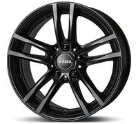 Jante alu RIAL X10 18" 8J 5x120 ET 43 72.6 RACING SCHWARZ