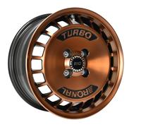 Jante Alu Ronal R10 Turbo 15 Pouces - 7x15 4x100 Et37 Copper Matt - Front Diamond Cut
