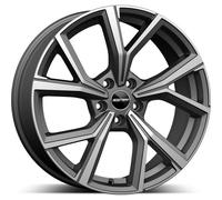 JANTES ROUES GMP MENTOR POUR MG ZT - Z TT 7X17 5X100 MATT ANTHRACITE DIAMON PN2