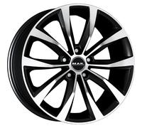 JANTES ROUES MAK WOLF POUR VOLKSWAGEN POLO IV FUN 7X17 5X100 BLACK MIRROR F FA8