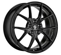 Sparco Jantes Roues Podio 8x18 5x120 pour BMW Série 1 Coupé Noir Brillant