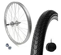 Jante arrière 26 X 1,75 + COUVERTURE 26 X 1,75 + CAMERA D'AIR | Roue 6/7 V Aluminium / ACIER PNEU COMPRIS