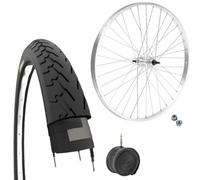 Jante arrière 28 x 1,75 roue aluminium/acier 1 V + pneu et chambre à air 700 x 35 C pour vélo CityBike routier néerlandais