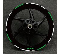 Jante Autocollant Decal Autocollant De Roue De Moto Pour Yamaha R1 R15 R125 R6 R7 R 1 R 15 R 125 R 6 R 7 Autocollant Sur Jante De Moyeu De Roue Décalcomanie Roue Stickers Ensemble Complet(Couleur 15)