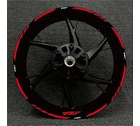 Jante Autocollant Decal Autocollant De Roue De Moto Pour Yamaha R1 R15 R125 R6 R7 R 1 R 15 R 125 R 6 R 7 Autocollant Sur Jante De Moyeu De Roue Décalcomanie Roue Stickers Ensemble Complet(Couleur 14)