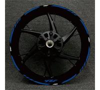 Jante Autocollant Decal Autocollant De Roue De Moto Pour Yamaha R1 R15 R125 R6 R7 R 1 R 15 R 125 R 6 R 7 Autocollant Sur Jante De Moyeu De Roue Décalcomanie Roue Stickers Ensemble Complet(Couleur1)