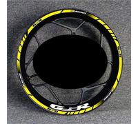 Jante Autocollant Decal Autocollants De Jantes De Moto pour Suzuki GSX750R GSX 750 R, Bandes Réfléchissantes pour Jantes Roue Stickers Ensemble Complet(Couleur2)