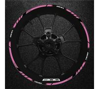 Jante Autocollant Decal Autocollants De Roue De Moto Pour Kawasaki Z800 Z800 17 Pouces Jantes Autocollant Roue Décoration Réfléchissante Décalcomanies Roue Stickers Ensemble Complet(Couleur 13)