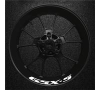 Jante Autocollant Decal Autocollants De Roue De Moto Pour Suzuki Gsx-s Gsxs1000 Gsxs 1000 Autocollants De Jante Réfléchissants Bande De Bande Réfléchissante Roue Stickers Ensemble Complet(Couleur 3)