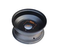 Jante avant et arrière de 10 pouces, 68 mm, 90 mm, 4 trous Compatible avec pneus 21x7-10 23x7-10, compatible avec GO Kart Buggy Drift Trike Off Road 4 roues ATV Quad(Front Rim)