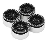 Jante Beadlock en métal 1,9" à 5 Rayons, diamètre extérieur 55 mm, for Voiture RC 1/10 Crawler, hexagone 12 mm, Compatible Axial SCX10III 90046 D90 TRAXXAS TRX4