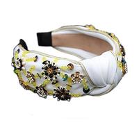 Jante bijou strass fermoir cheveux pour robe mariée mariage, communion Brillabenny (blanc 2)