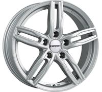 Jante Carmani 14 Paul 6.5 poucesx16 pouces ET41 5x115 cristal argent CA146516P41KS compatible avec Chevrolet Cruze Orlando Volt