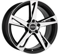 Jante Carmani 16 Anton 6.5 poucesx16 pouces ET41 5x115 black polish CA166516P41BP compatible avec Chevrolet Captiva Cruze Orlando Volt