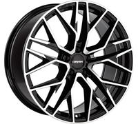 Jante Carmani 20 Ludwig 9.5 poucesx19 pouces ET45 5x112 black polish CA209519H345BP compatible avec Audi A6 TT