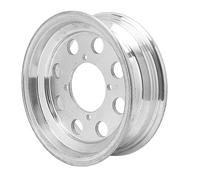 Jante de Roue Avant, Jante de Roue de Moto Polie de Haute Résistance Antirouille Longue Durée de Vie en Alliage d'aluminium pour Pneus de 8 Pouces