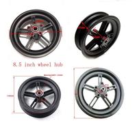 Jante De Roue De 8.5 Pouces Avec Essieu, Pneu Solide 8 1/2x2 Adapté Aux Roues Arrière De Scooter Xiaomi Mijia M365