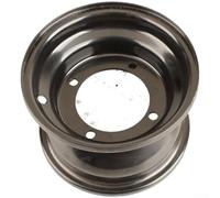 Jante de roue tout-terrain de 17,8 cm pour VTT, Go Kart 4 x 110 mm, motif de boulon - Moyeu en fer solide 16 x 8-7, support de pneu noir