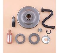 Jante de tambour de pignon d'embrayage, for STIHL, MS261 MS260 026 MS240 024, Kit de roulement de Clip de rondelle de ligne de filtre à huile de carburant, tronçonneuse