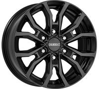 Jante DEZENT KC black 8x17 ET20 6x139.7 TKCSDBA20 compatible avec Toyota HILUX Pick-up LAND CRUISER