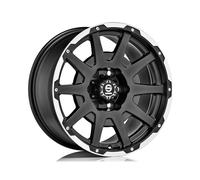 Jante En Alliage 8,5J18" 6X135 25 87,06 Sparco Dakar Matt BLACK Lip POLISH