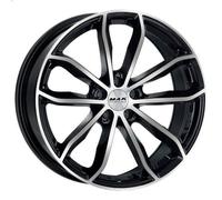 Jante en aluminium 20 MAK 24H-FF 5x112 9J ET26, Farbe Schwarzer Spiegel