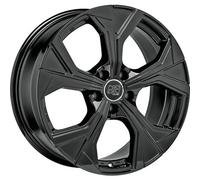 MSW Wheels Jantes MSW 43 8x18 5x112 Noir brillant pour Audi Q3 (4UZ)