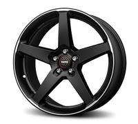 Jante En Alliage Pour Seat Ateca 8,5J19" 5X112 45 72,30 Momo Cinq Noir Mat Diama