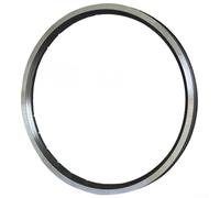 Jante en aluminium double paroi 16 pouces 20 trous noir pour double paroi | Convient aux pneus de 16 x 1-3/8, taille 349, idéal pour les vélos pliants Brompton, compatible avec les freins en V