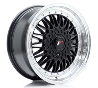 Jante JAPAN RACING JR9 17"" x 7,5"" 4x100/108 ET35 Gloss Black w/Machined Lip-41561937